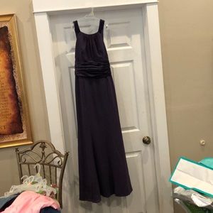 Beautiful eggplant purple evening gown long dress